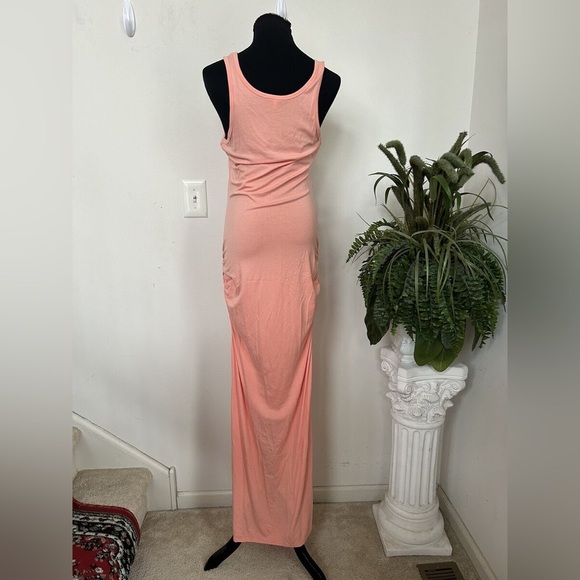 Victoria's Secret Pink Ruched Sheath Maxi Dress - Picture 6 of 7